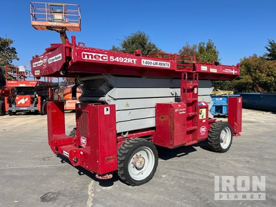 2012 (unverified) MEC 5492RT 4x4 Diesel Scissor Lift