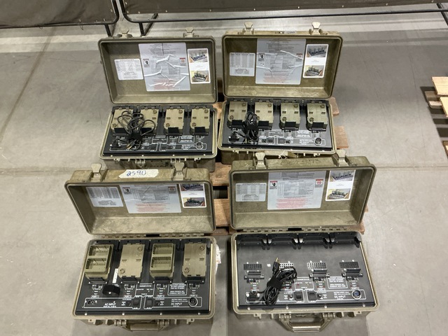 (4) Bren-Tronics BTC-70801 Battery Chargers