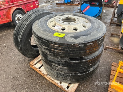 Quantity of (4) 11R24.5 Tires