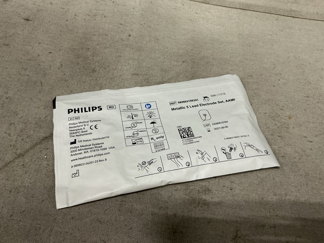 (10) Philips 989803156241 Metallic 5 Lead Electrode Sets