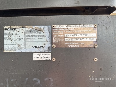 2018 Volvo EC750EL Kettenbagger