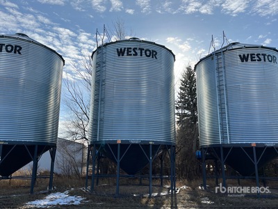 Westor +/- 4800 bu 5 Ring Hopper Grain Bin