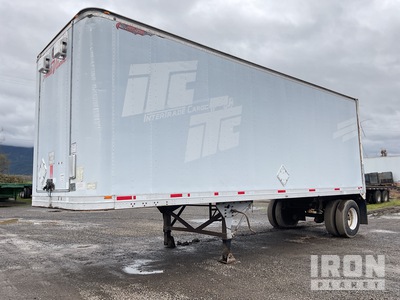 1985 Great Dane V10-7000 28 ft x 102 in S/A Geschlossene Anhänger