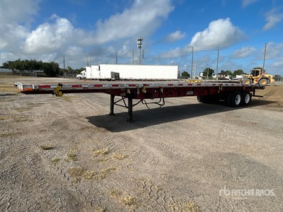 2009 Transcraft 48 ft T/A Flatbed Trailer