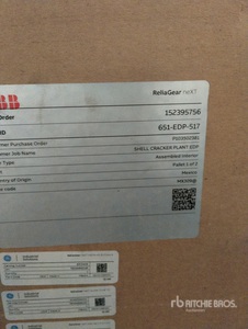 Quantity of (5) ABB ReliaGear RD Lighting Panelboards (Unused)