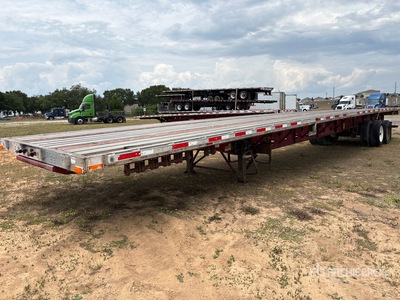 2009 Transcraft 50 ft T/A Flatbed Trailer