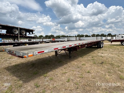 2009 Transcraft 50 ft T/A Flatbed Trailer