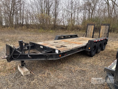 1998 Trail King TK18 20 ft Tri/A Equipment Trailer