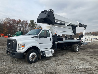 2017 SOCAGE 120DJ 115 ft on 2017 Ford F-650 4x2 Bucket Truck