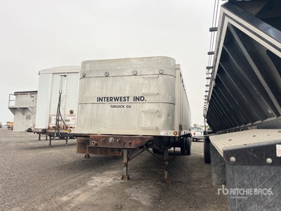 1990 Hawkeye Eagle E400AL 40 ft T/A End Dump Trailer