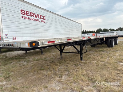 2007 Fontaine 48 ft T/A Spread axle Flatbed Trailer
