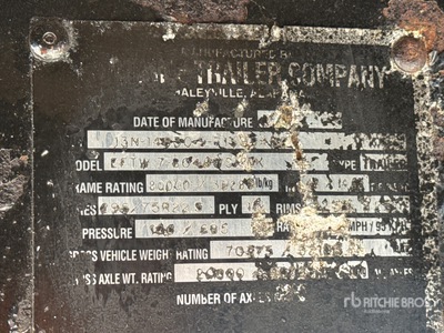 2007 Fontaine 48 ft T/A مقطورة مسطحة