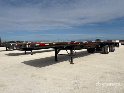 2007 Fontaine EFTW-7-8048WSAWK 48 ft T/A Spread Axle Przyczepa płaska