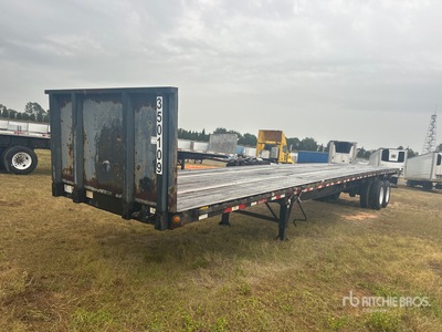 2007 Great Dane 45 ft T/A Flatbed Trailer
