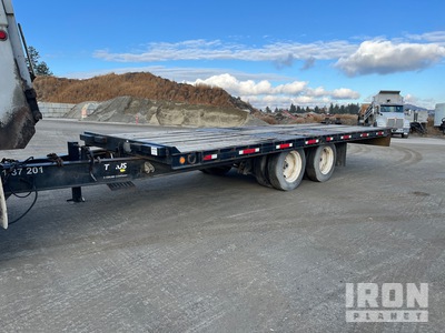 1992 Trail King TKT40-2400 40000 lb 24 ft T/A Tilt Deck Trailer