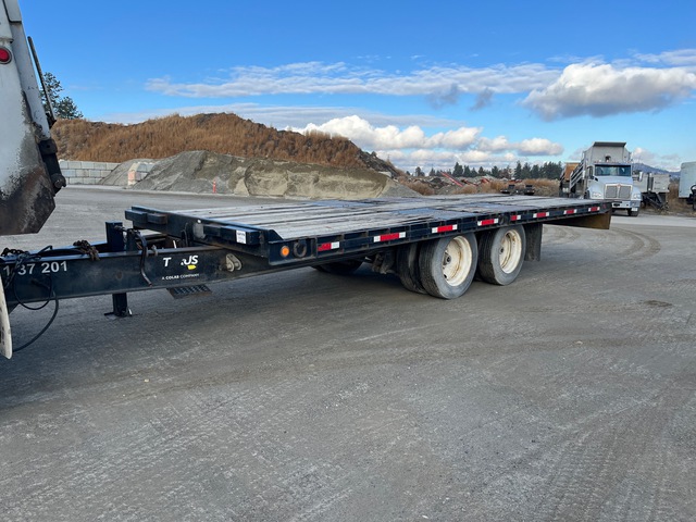 1992 Trail King TKT40-2400 40000 lb 24 ft T/A Tilt Deck Trailer