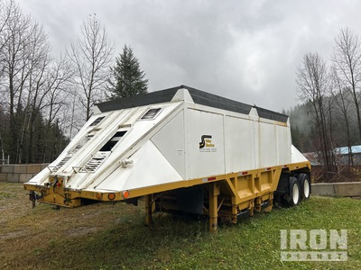 1986 Kitt TCL141205 T/A Belly Dump Trailer