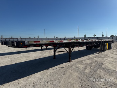2010 Direct 48 ft T/A Spread Axle Flatbed Trailer