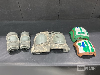 (65) Pairs of Knee Pads, (34) Pairs of Elbow Pads, (5) Shields & Assorted Items
