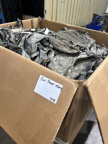 Military Field Gear Lot – Mixed Surplus Equipment