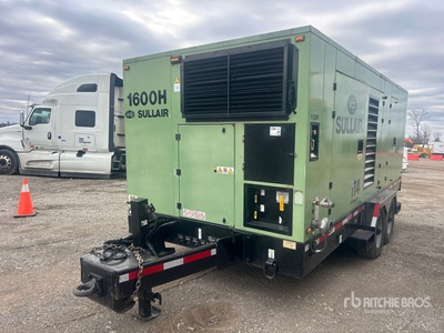2014 Sullair 1600H 1600 cfm Mobile コンプレッサー