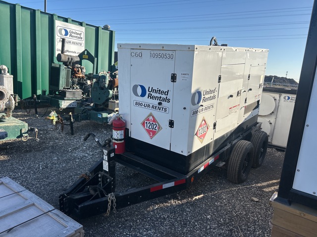 2019 Cummins C60D6R 60 kW Mobile Generator Set