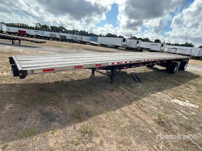 2010 Direct DT480TWSAW 48 ft T/A Flatbed Trailer