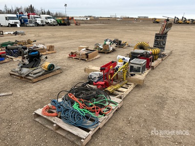 Quantity of (6) Pallets of Shop Tools & Supplies