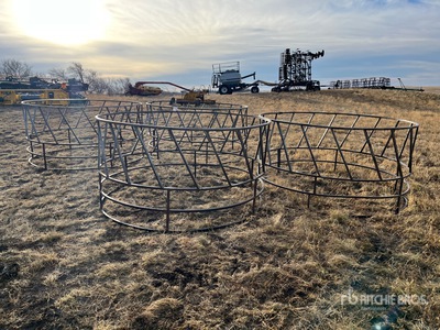 Quantity of (4) Round Livestock Feeder