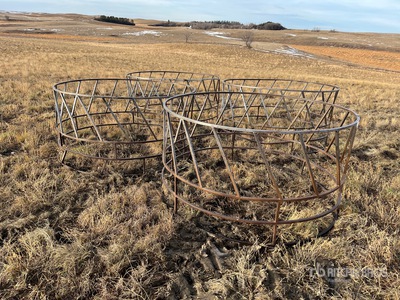 Quantity of (4) Round Livestock Feeder