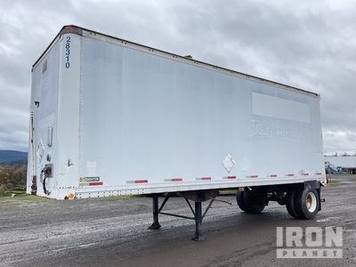 2000 Stoughton DVW-285S 28 ft S/A Geschlossene Anhänger