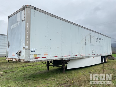 1999 Wabash DVCVHPC 53 ft x 102 in T/A Van Trailer