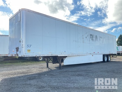 1999 Wabash 53 ft x 102 in T/A Van Trailer