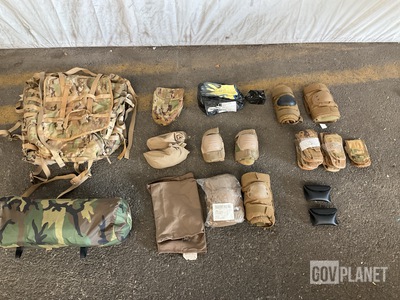 (19) Pairs of Elbow Pads, (102) Ammunition Magazine Pockets & Assorted Items