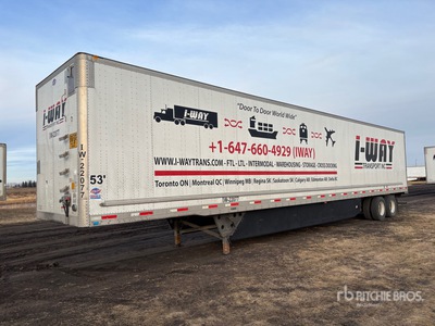 2022 Utility 53 ft x 102 in T/A Van Trailer