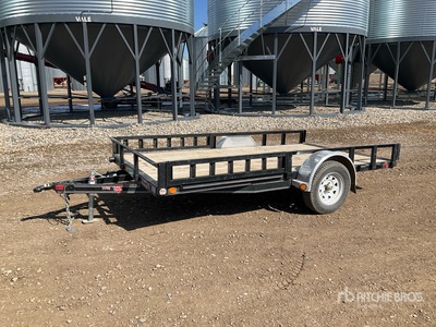 2017 PJ Trailers 12 ft S/A Remorque utilitaire