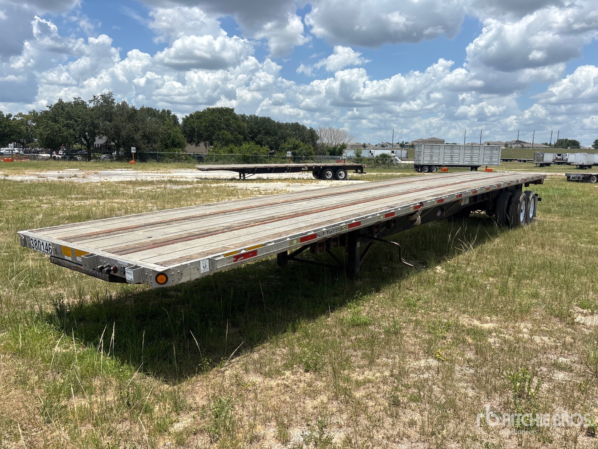 2008 Utility 48 ft T/A Flatbed Trailer