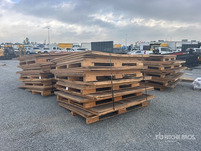 Quantity of (4) Pallets of Wood Crates