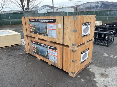 StanForge MS2630 26 ft x 30 ft 14 ft Metal Garage Shed (Unused)