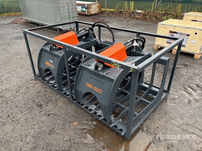 TMG GB72 72 in Skeleton Skid Steer Grapple Bucket (Unused)