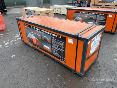 TMG ST3042C 30 ft x 40 ft Peak Container Shelter (Unused)
