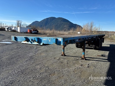 1988 Trailmobile 42 ft T/A Flatbed Trailer