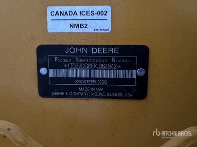 2020 John Deere 320G Two-Speed Minicargadora