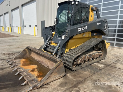 2020 John Deere 333G Two-Speed High Flow Oruga cargadora compacta