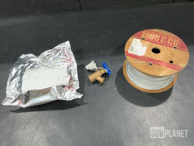 (42) Gate Valves, (4) Fixed Capacitors, (1) Reel of Rope