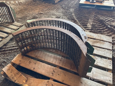 Quantity of (2) Small Wire Combine Concave - Fits John Deere
