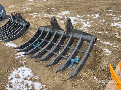 64 in Excavator Rake