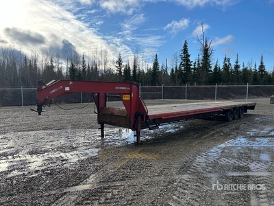 2012 Charger 36 ft Tri/A Flatbed Trailer