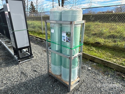 Quantity of (2) 131 ft x 4 ft 11 in Rolls of Polycarbonate Clear Roof Sheets (Unused)
