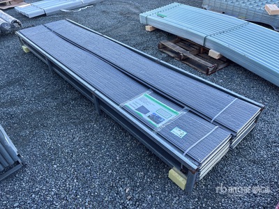 Quantity of (20) 11 ft 8 in x 15 ft Polyurethane Insulated Metal Wall Panels Grey